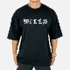 MEDIEVAL LOGO OVERSIZED TEE - BLACK