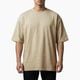 COTTON OVERSIZED T-SHIRT - SAND