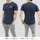 SP T-SHIRT - NAVY ���饦���