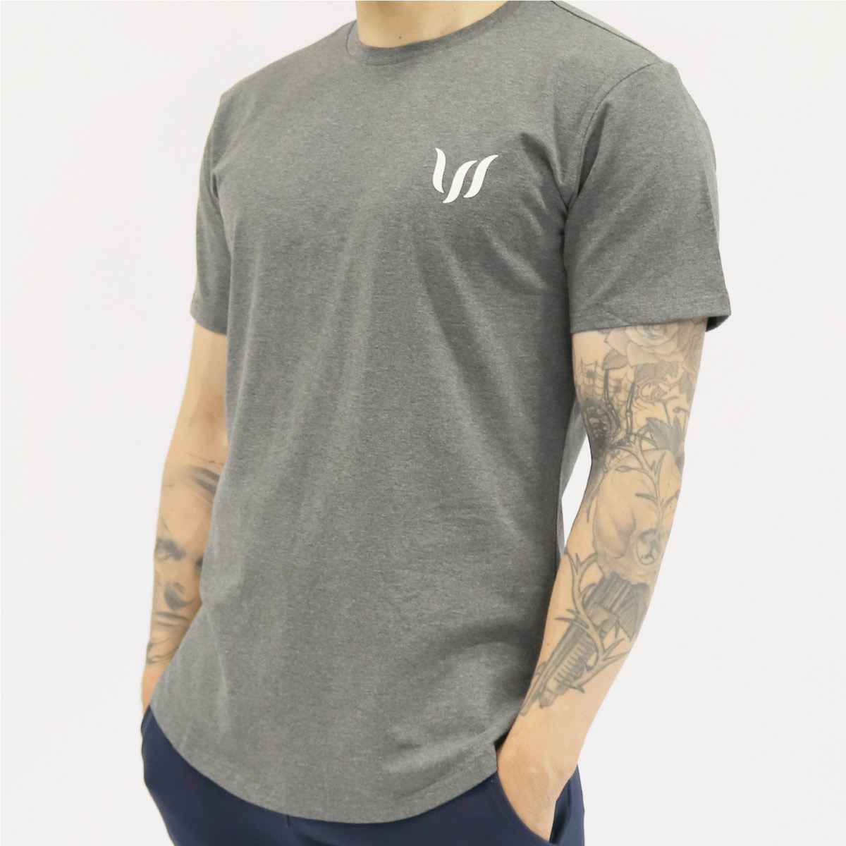 NORMAL SHORT TEE - CHARCOAL GRAY