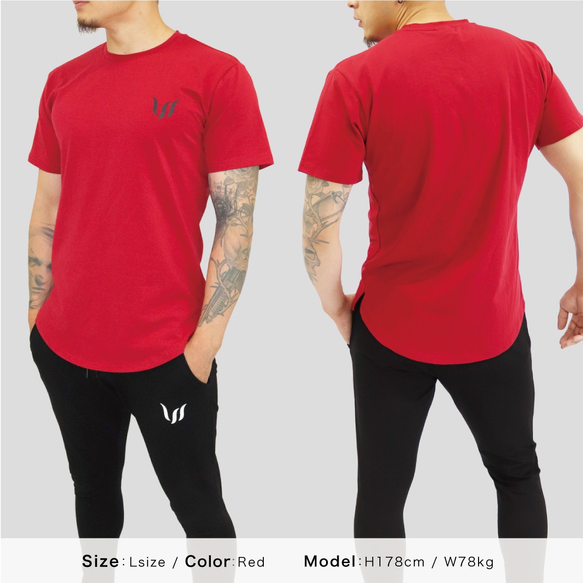 SP T-SHIRT - RED ���饦���