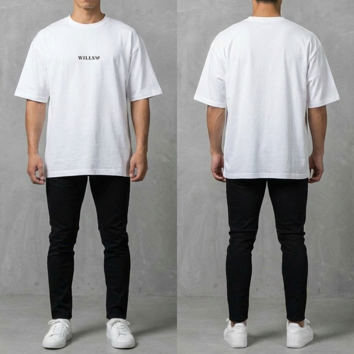 CORE OVERSIZE TEE - WHITE