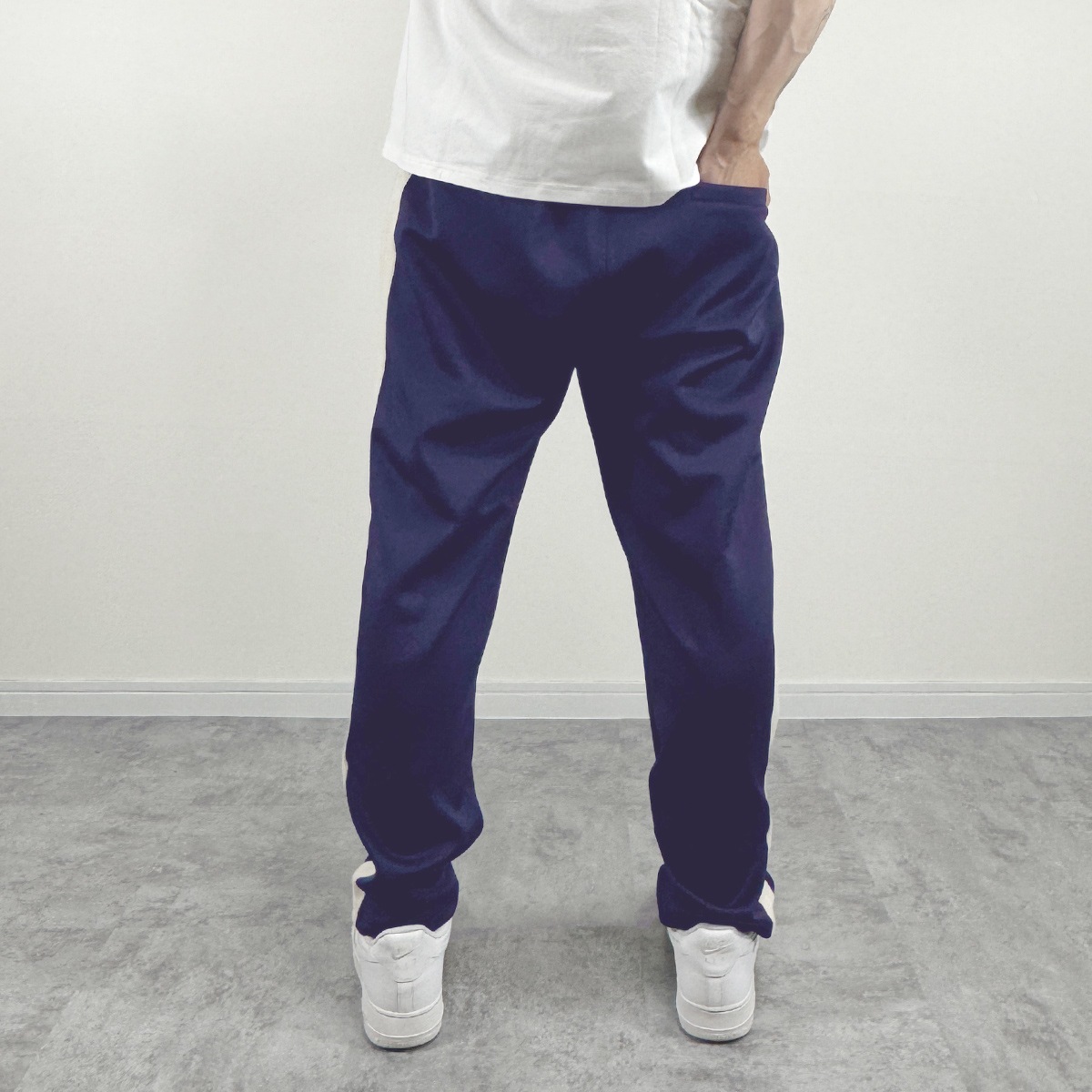 STITCHED TRACKPANT - NAVY