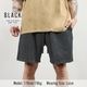 ACID WASH SHORTS - BLACK