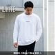 CORE OVERSIZE LONG SLEEVE TEE - WHITE