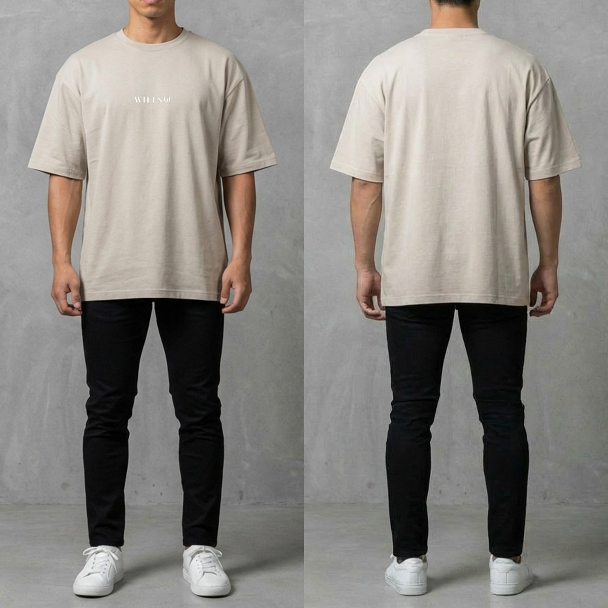 CORE OVERSIZE TEE - KHAKI