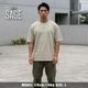 CORE OVERSIZE TEE - SAGE