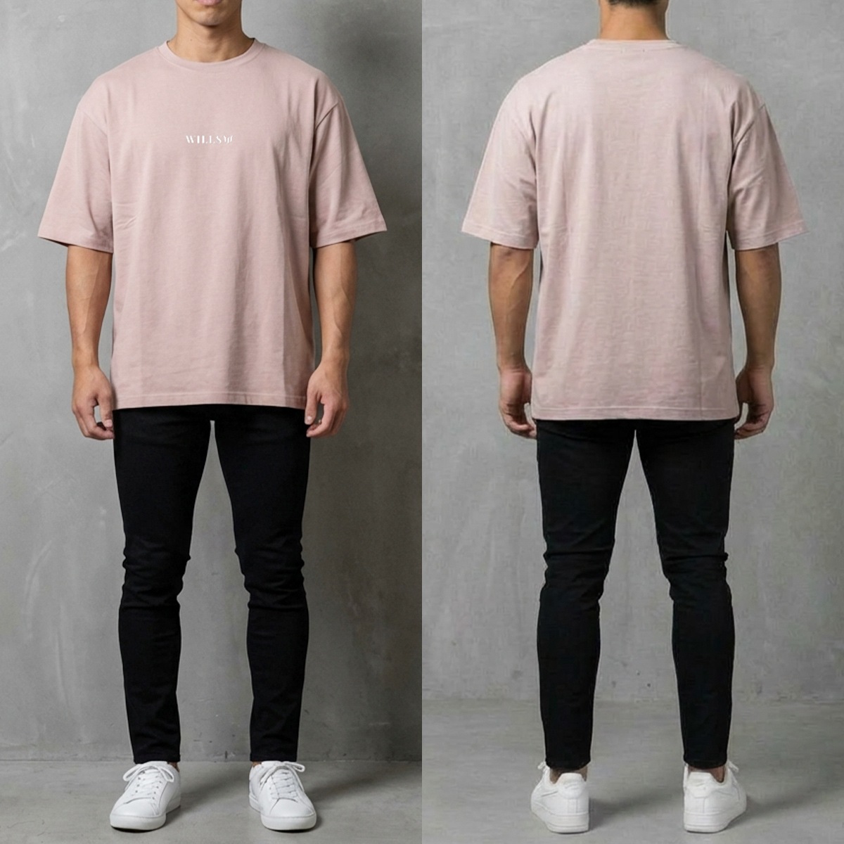 CORE OVERSIZE TEE - LIGHT PURPLE