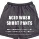 ACID WASH SHORTS - NAVY