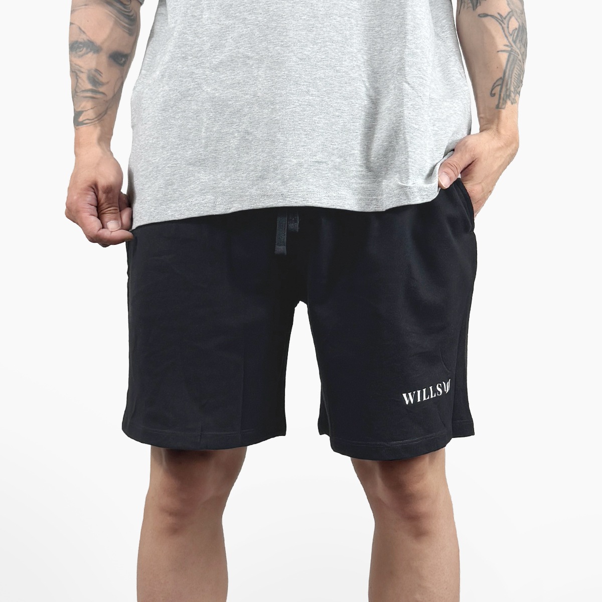 SWEAT SHORTS - Black(ɳBlack)