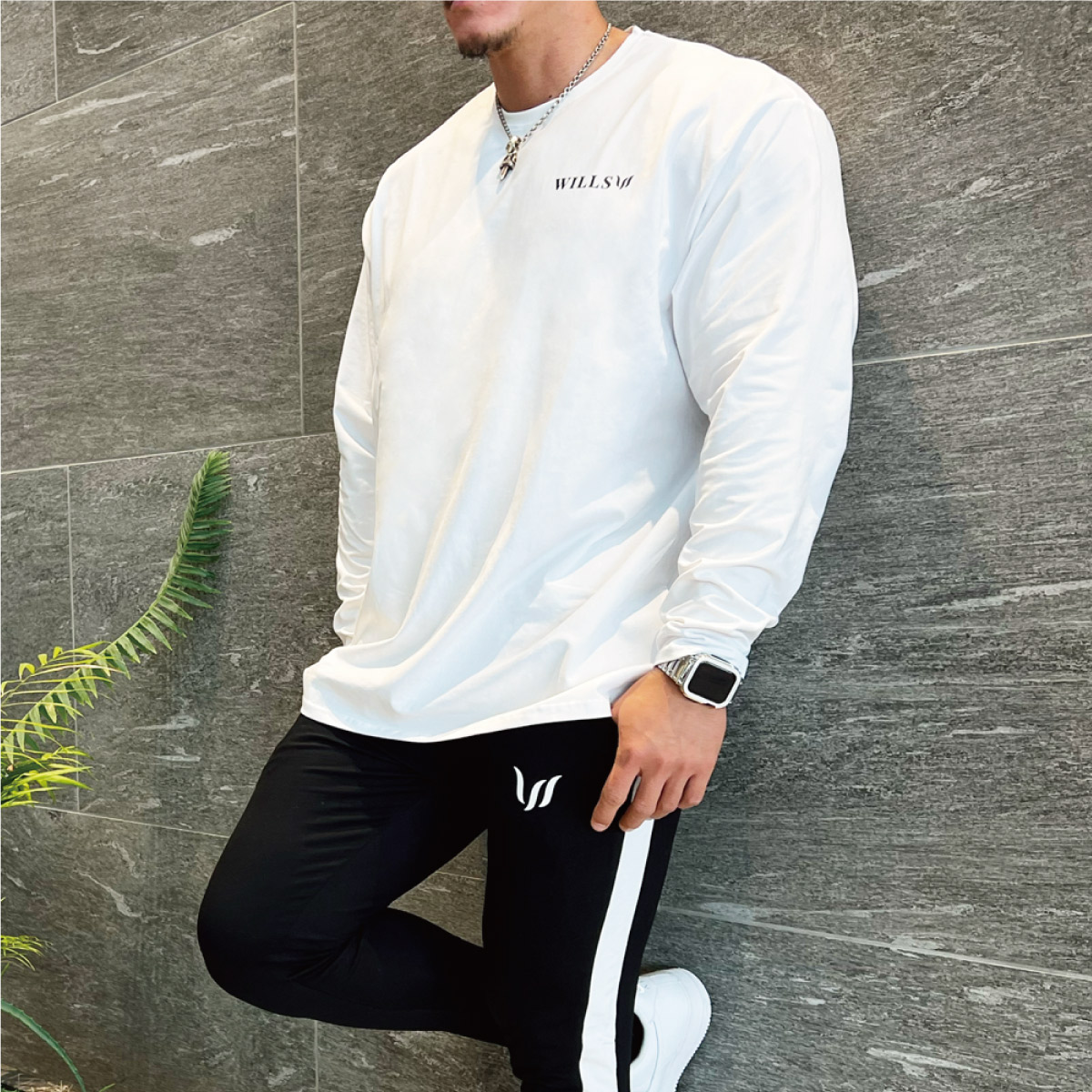 ��I CAN DO IT�� OVERSIZE LONG SLEEVE - WHITE