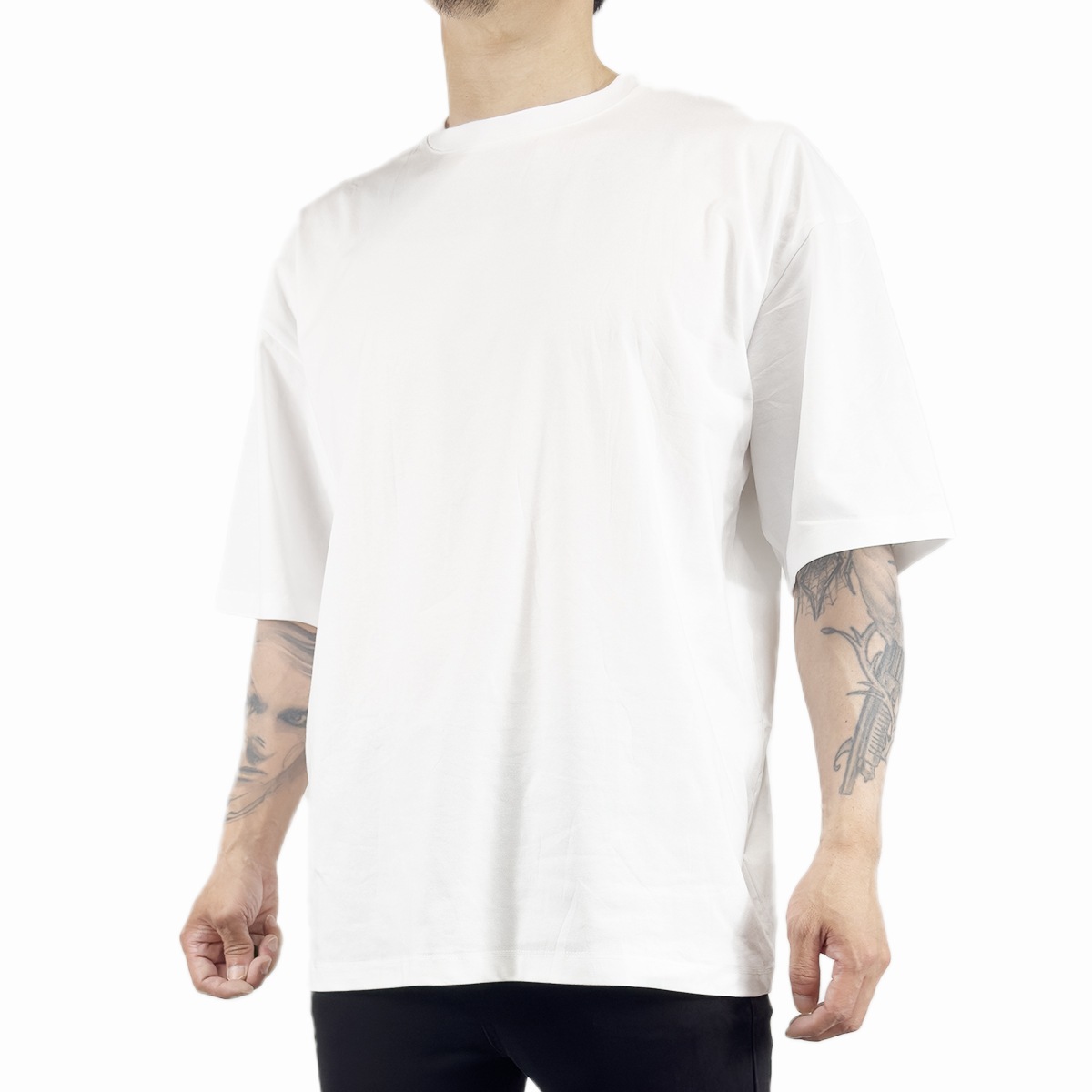 5.6oz COTTON OVERSIZED T-SHIRT - WHITE
