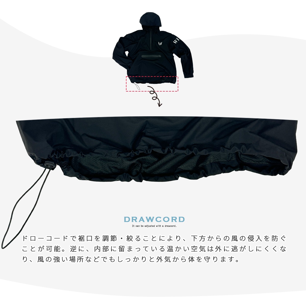 ANORAK JACKET - BLACK
