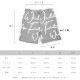 SCRIPT SHORTS - BLACK