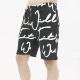 SCRIPT SHORTS - BLACK