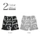 SCRIPT SHORTS - BLACK