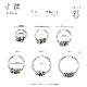 5RING HOOP EARRINGS - GOLD (ԥξ)