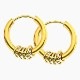 5RING HOOP EARRINGS - GOLD (ԥξ)