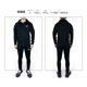 SP "ZIP HOODIE + JOGGER PANTS" SET UP  - BLACK