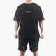CORE OVERSIZE T-SHIRT + CLASSIC LOGO SHORTS "SET UP"  - BLACK/BLACK(��������ɳ��BLACK)