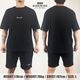 CORE OVERSIZE T-SHIRT + CLASSIC LOGO SHORTS "SET UP"  - BLACK/BLACK(��������ɳ��BLACK)