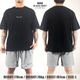 CORE OVERSIZE T-SHIRT + CLASSIC LOGO SHORTS "SET UP"  - BLACK/GRAY(��������ɳ��GRAY)