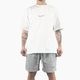 CORE OVERSIZE T-SHIRT + CLASSIC LOGO SHORTS "SET UP"  - WHITE/GRAY(ɳGRAY)