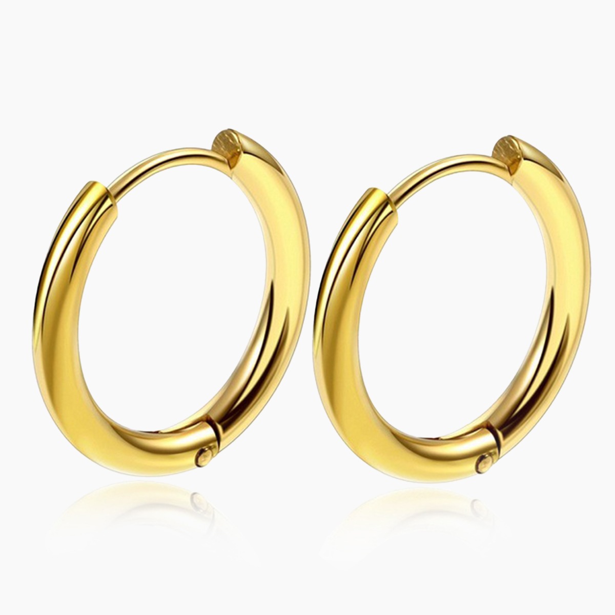 HOOP EARRINGS - GOLD (ԥξ)