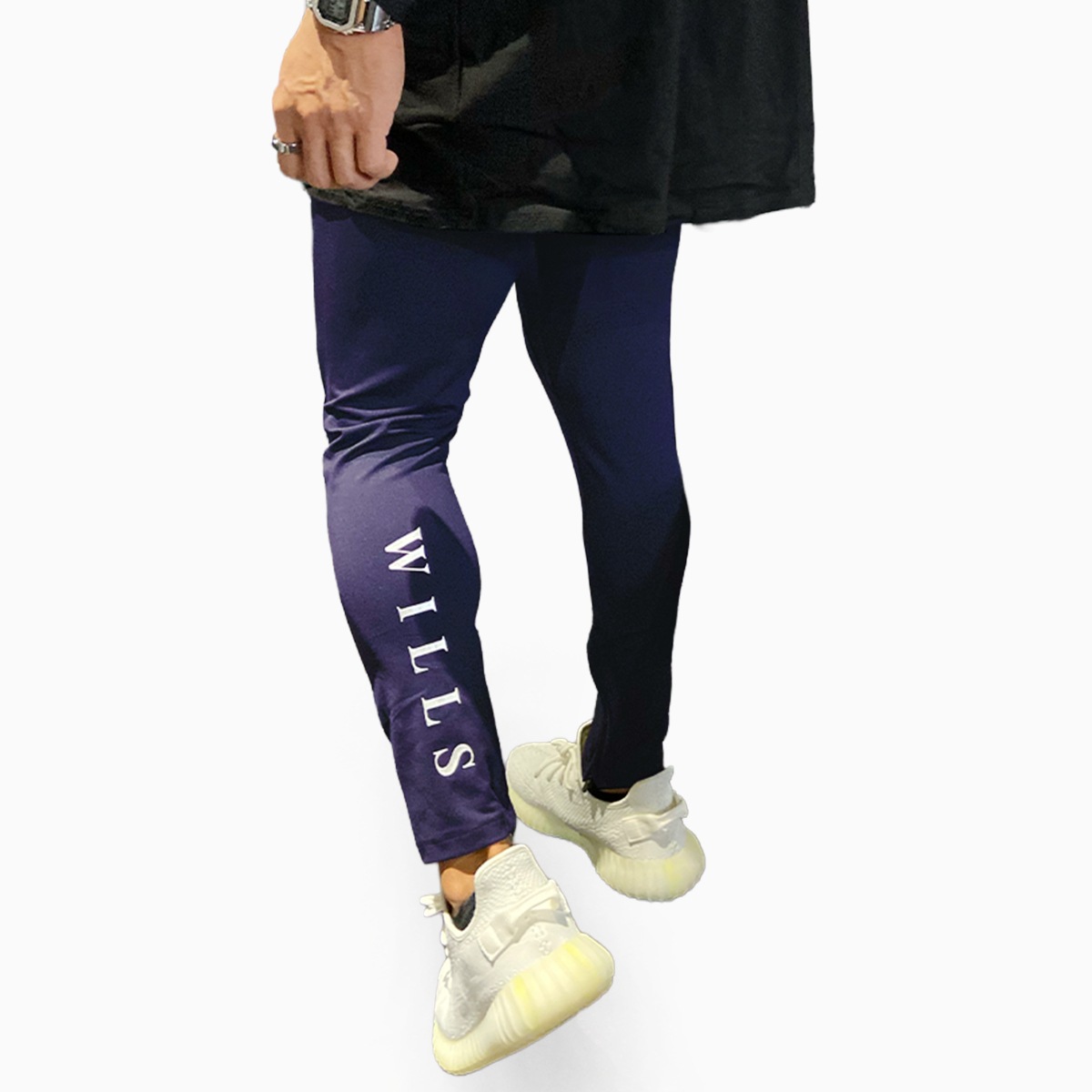 CALF WILLS PANTS - NAVY