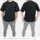 OVERSIZE TEE - BLACK(BLACK LOGO)