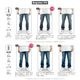 SUPER STRETCH JEANS - REGULAR FIT - LIGHT BLUE