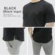 SP T-SHIRT - BLACK(BLACK LOGO) ���饦���