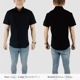 SUPER STRETCH SHORT SLEEVE SHIRT - BLACK/BLACK BUTTON
