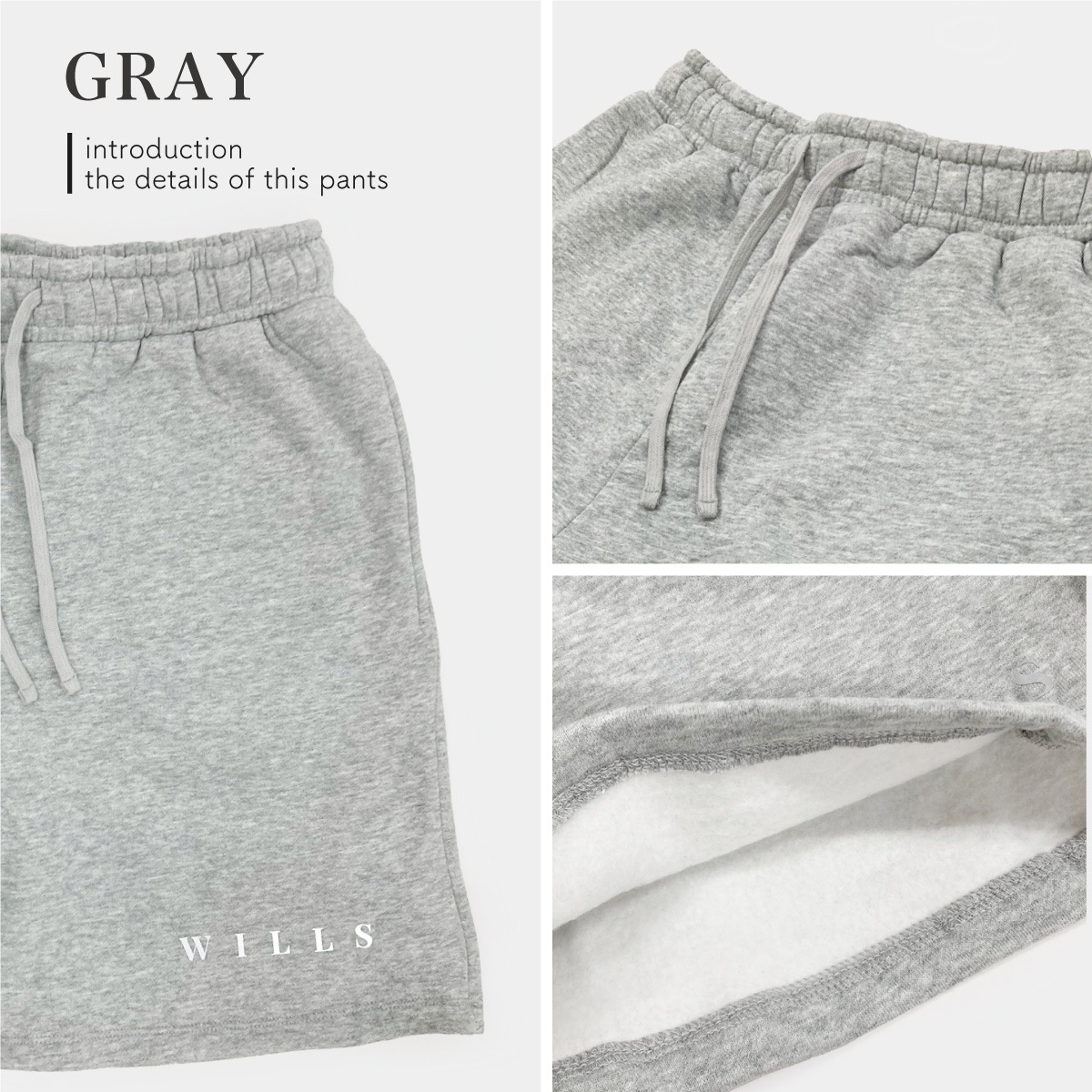 ESSENTIALS SWEATSHORT-GRAY