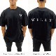 ESSENTIALS REFLECT OVERSIZE TEE - BLACK