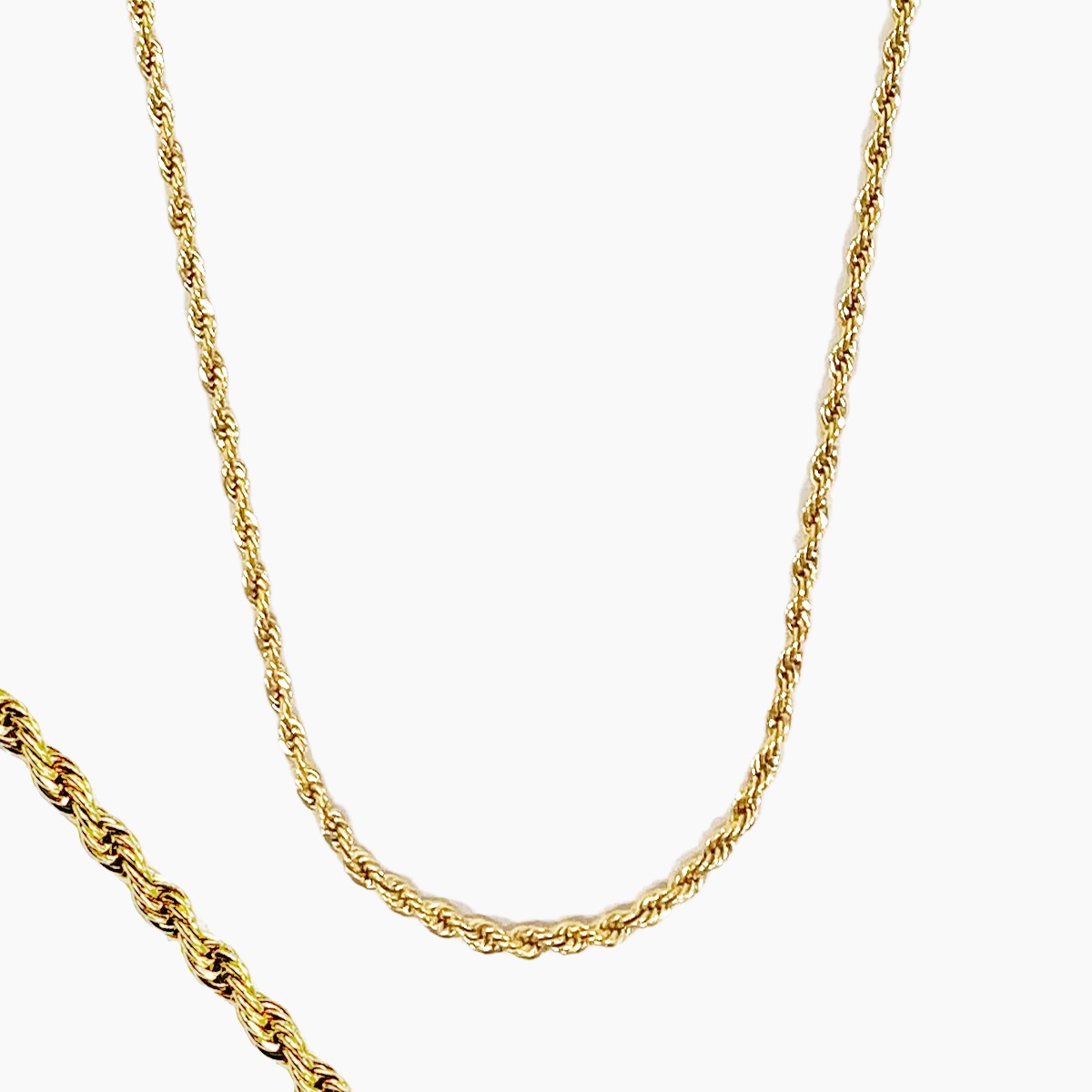 ROPE CHAIN NECKLACE - GOLD