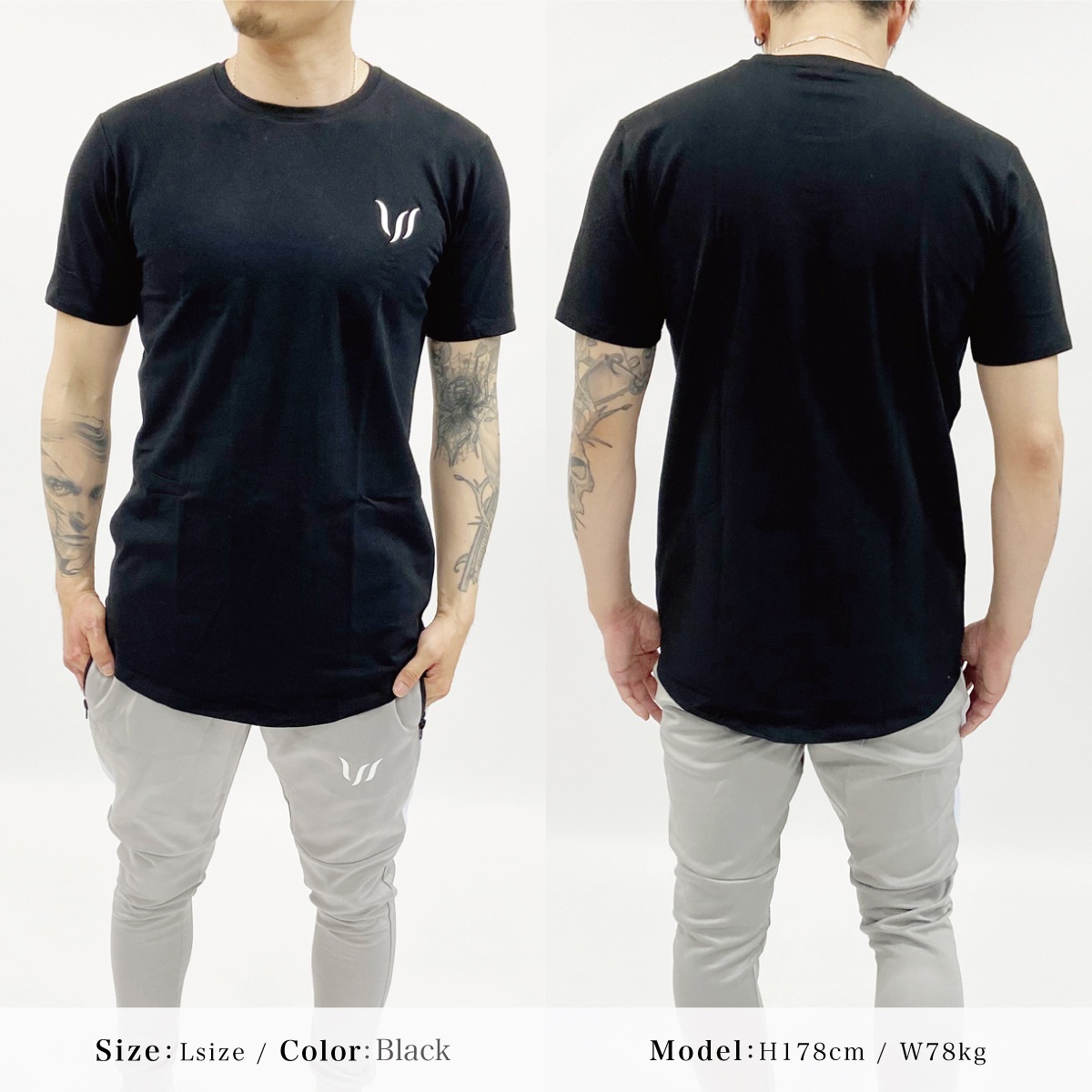 ESSENTIAL SP SHORT SLEEVED TEE - BLACK