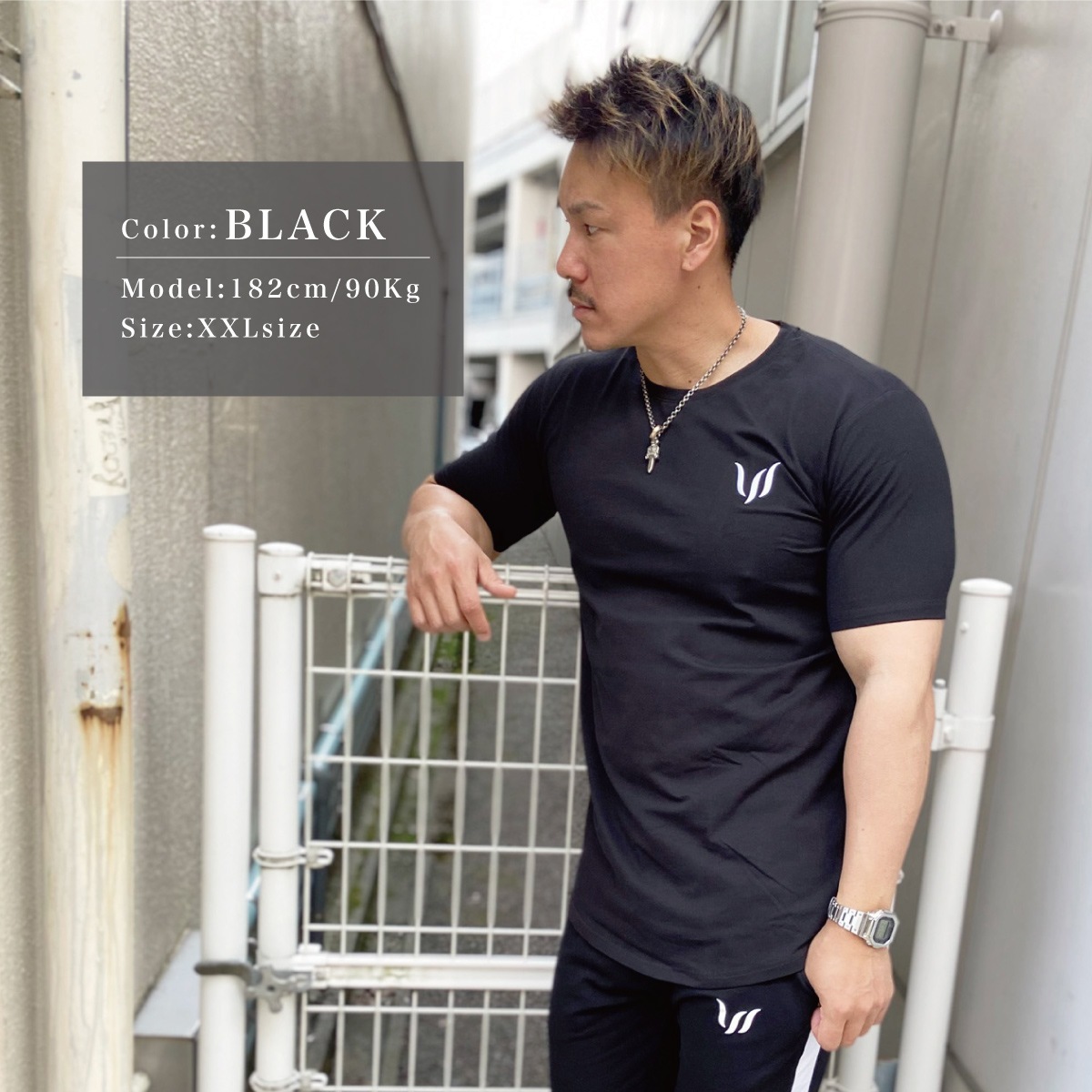 ESSENTIAL SP SHORT SLEEVED TEE - BLACK