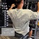 ESSENTIALS REFLECT OVERSIZE TEE - GRAY