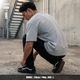 ESSENTIALS REFLECT OVERSIZE TEE - GRAY