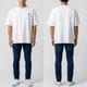 EMBROIDERED LOGO OVERSIZED T-SHIRT - WHITE