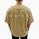 ESSENTIALS REFLECT OVERSIZE TEE - TAN