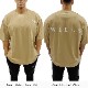 ESSENTIALS REFLECT OVERSIZE TEE - TAN