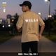 ESSENTIALS REFLECT OVERSIZE TEE - TAN