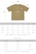 ESSENTIALS REFLECT OVERSIZE TEE - TAN
