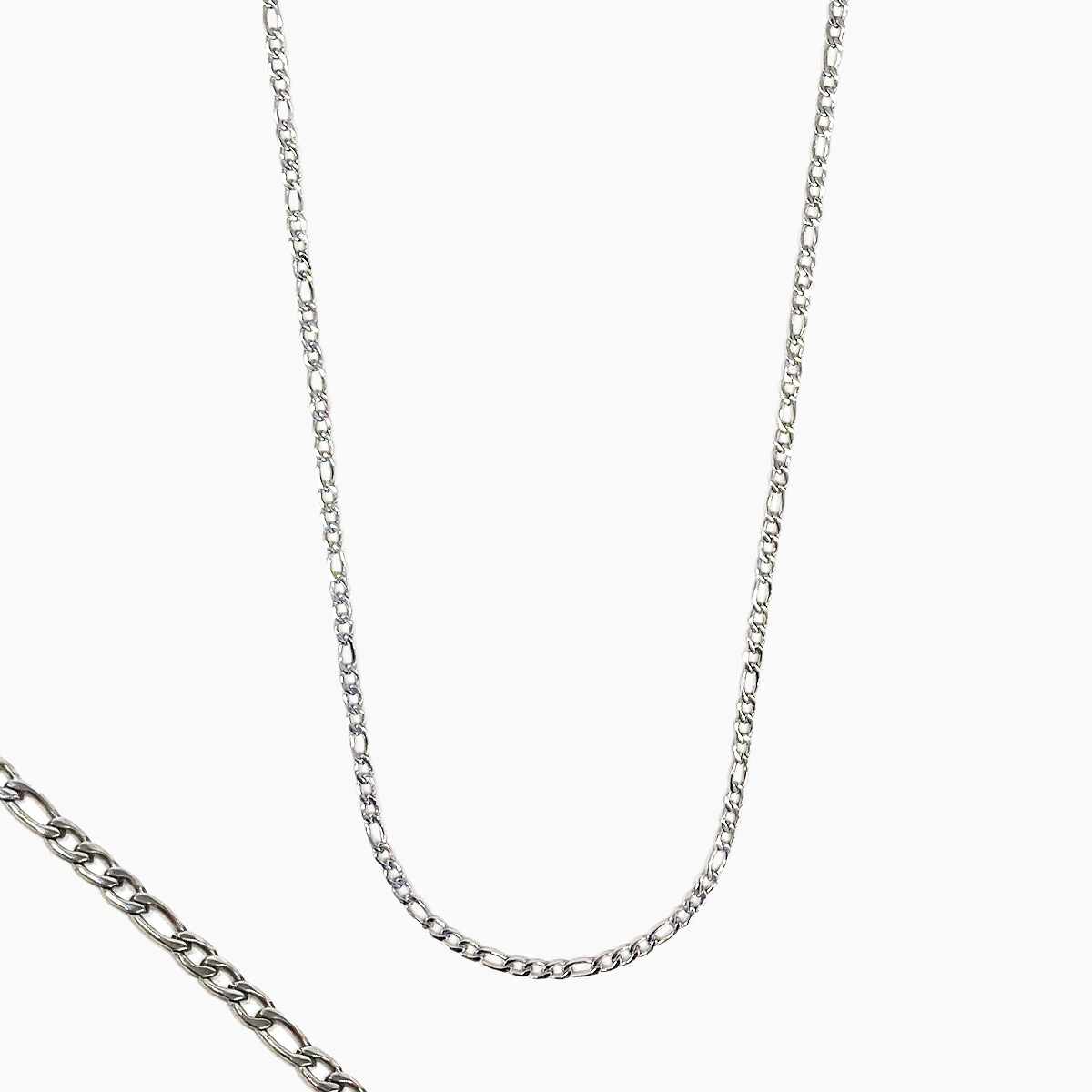 FIGARO CHAIN NECKLACE - SILVER