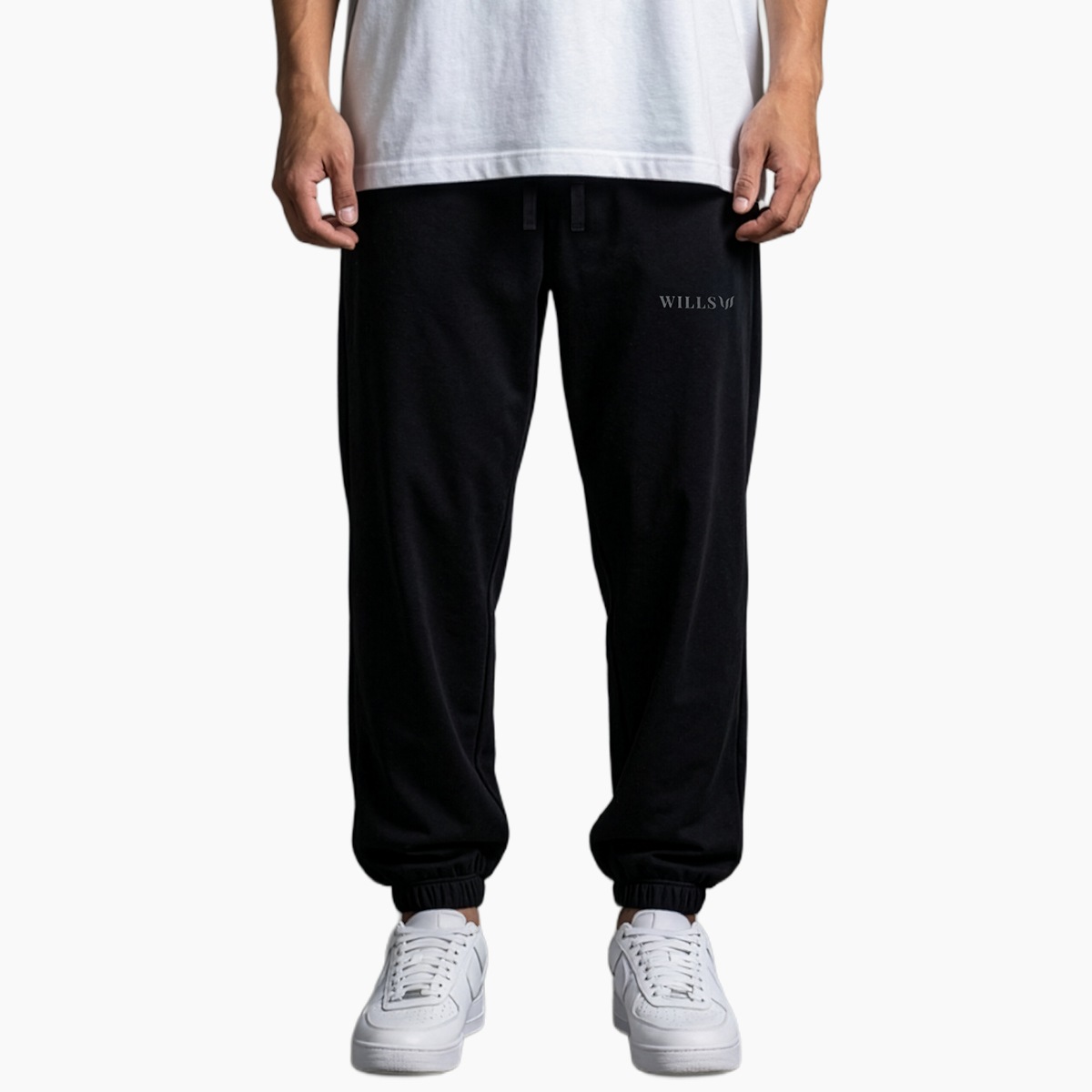 RELAXED REFLECT PANTS - BLACK