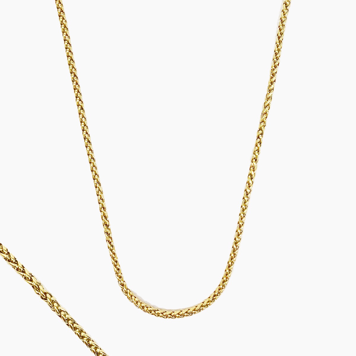 WHEAT CHAIN NECKLACE - GOLD