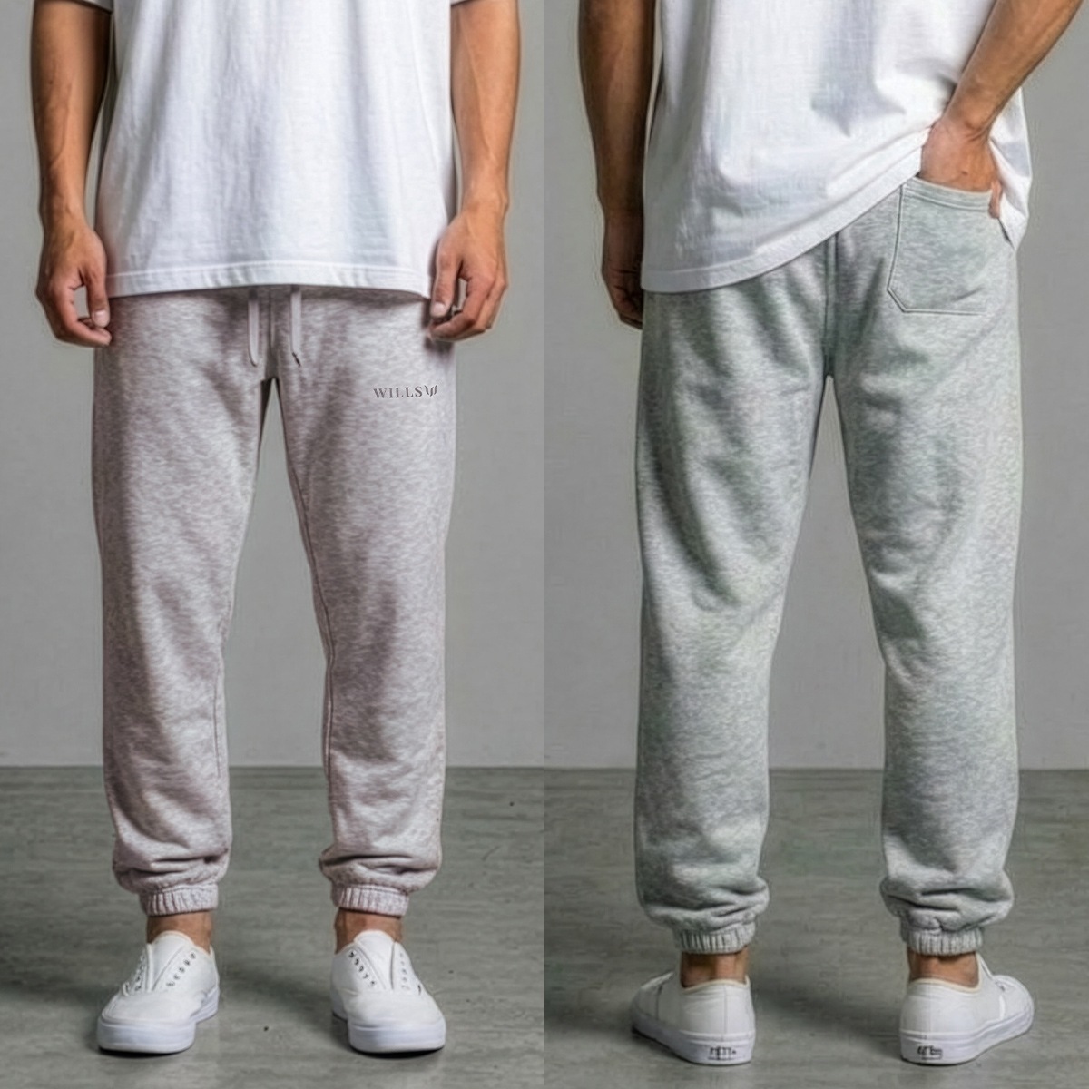 RELAXED REFLECT PANTS - GRAY