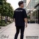 CLASSIC LOGO BACK PRINT OVERSIZE TEE - BLACK